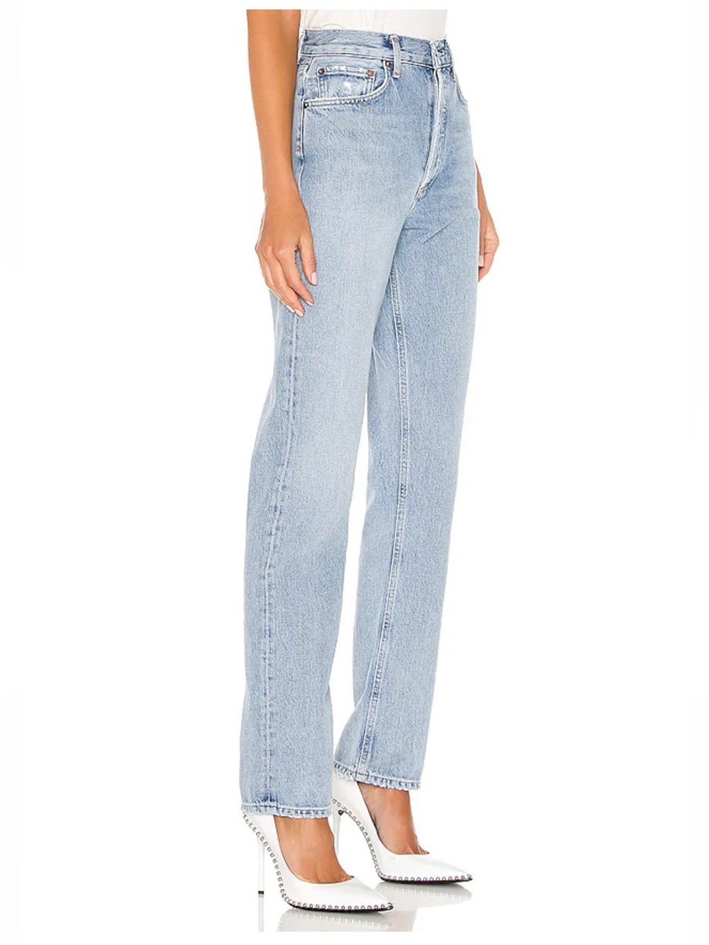 Agolde Lana Mid Rise Straight Jeans Size 27